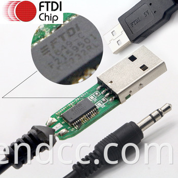 FTDI TTL RS 232 PL2303 USBからDC 3.5ジャックケーブルシリーズUARTインターフェイスハードウェアソフトウェア